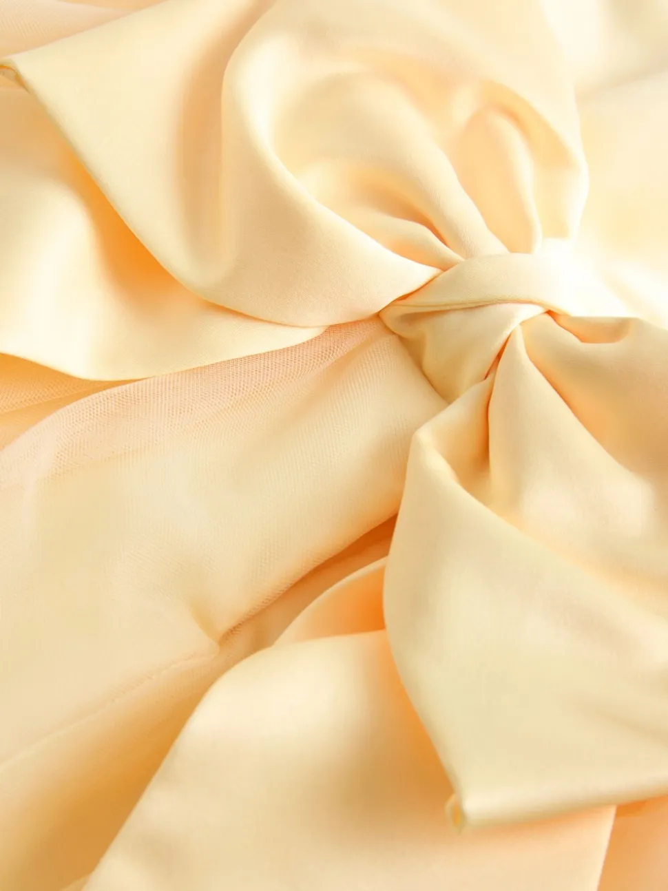 Jaune - Robe à nœud Flower Fille (3-12ans)