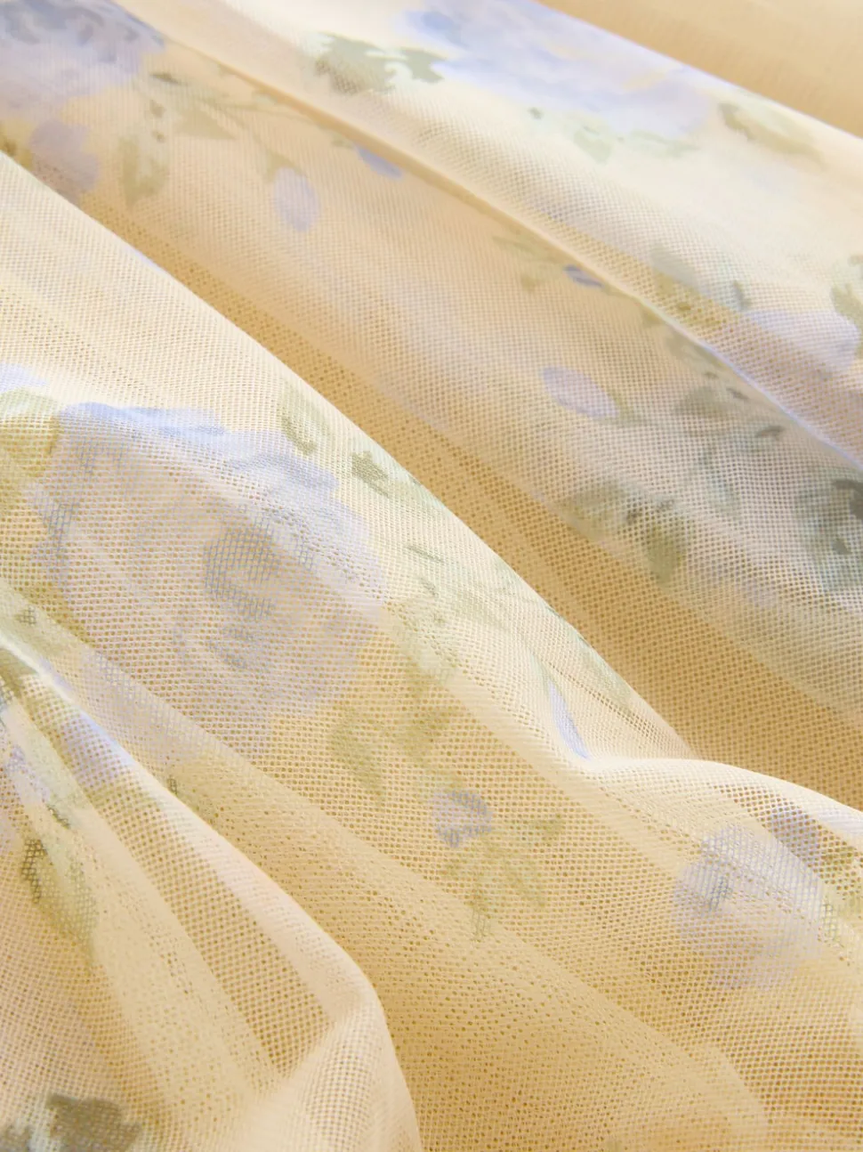 Jaune - Robe en maille à épaules volantées (3mois7ans)