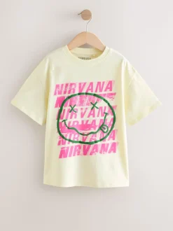Jaune - T-shirt graphique oversize Nirvana (3-16ans)