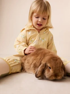 Jaune citron - Combinaison imperméable imprimée (6 mois-7 ans)