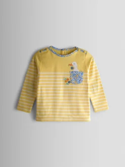 Jaune clair - Haut Breton à poche canard JoJo Maman Bébé