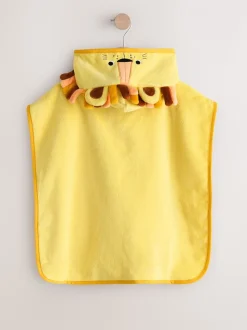 Jaune lion - Poncho en tissu éponge (9mths-6yrs)