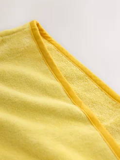 Jaune lion - Poncho en tissu éponge (9mths-6yrs)