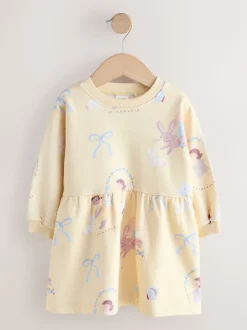 Jaune motif fée - Robe de survêtement (3mths-7yrs)