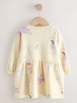 Jaune motif fée - Robe de survêtement (3mths-7yrs)