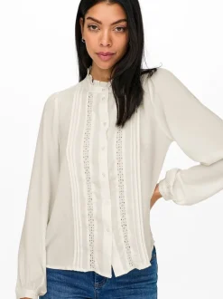 JDY Chemises Manches longues avec dentelle