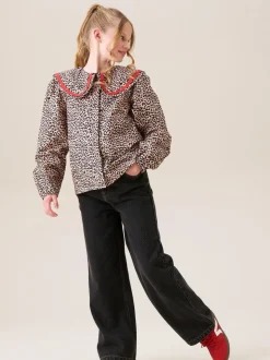 Jean ample Angel & Rocket Piper imprimé léopard à motif étoile