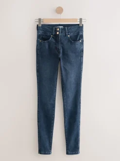 Jean bleu foncé - Jean skinny coupe slim à effet rehausseur