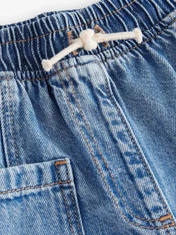 Jean bleu moyen - Barrel 100% Cotton Jeans (3mths-7yrs)