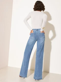 Jean bleu moyen - Jean Ample Friends Like These habillé