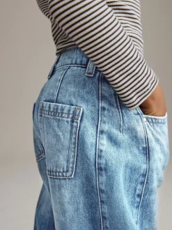 Jean bleu moyen - Jean Barrel Volume (3-16ans)