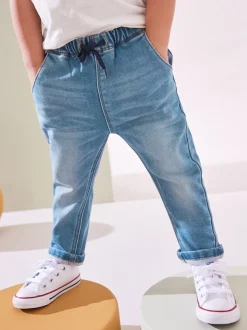 Jean délavage moyen - Jeans Pull-On Super Doux Avec Extensible (3mths-7yrs)