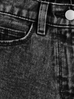 Jean gris - Jean mom 100 % coton (3-16ans)