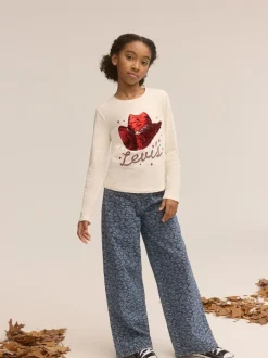 Jean Levi's ample taille haute en jacquard imprimé Léopard