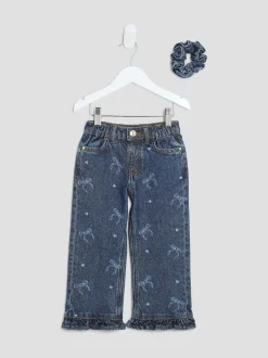 Jean River Island Denim à nœud