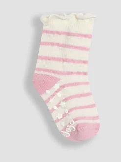 Jojo Maman Bébé Chaussettes en coton à volants 3 Lot