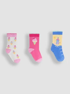 Jojo Maman Bébé 3Lot de chaussettes imprimées