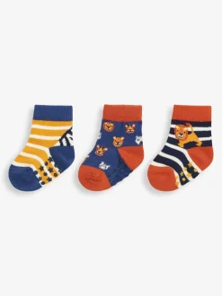 JoJo Maman Bébé 3-Lot Safari Chaussettes