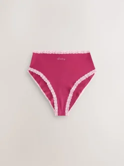 Jours de la semaine - Culotte en coton et dentelle 7 Pack