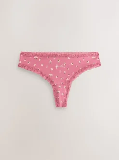 Jours de la semaine - Culotte en coton et dentelle 7 Pack