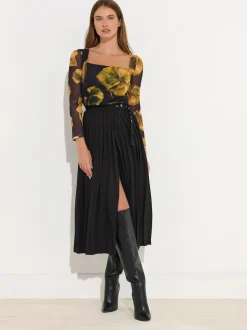 Jupe longue plissée Maxi Star by Julien MacDonald