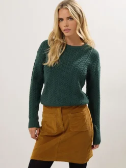 Jupe M&Co Petites tailles Velours côtelé