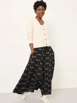 Jupe mi-longue FatFace métallisée