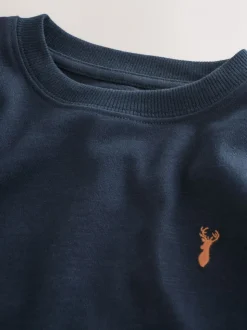 Kaki/Fauve/Violet/Marine - Lot de 4 T-shirts à manches longues et confortables (3-16ans)