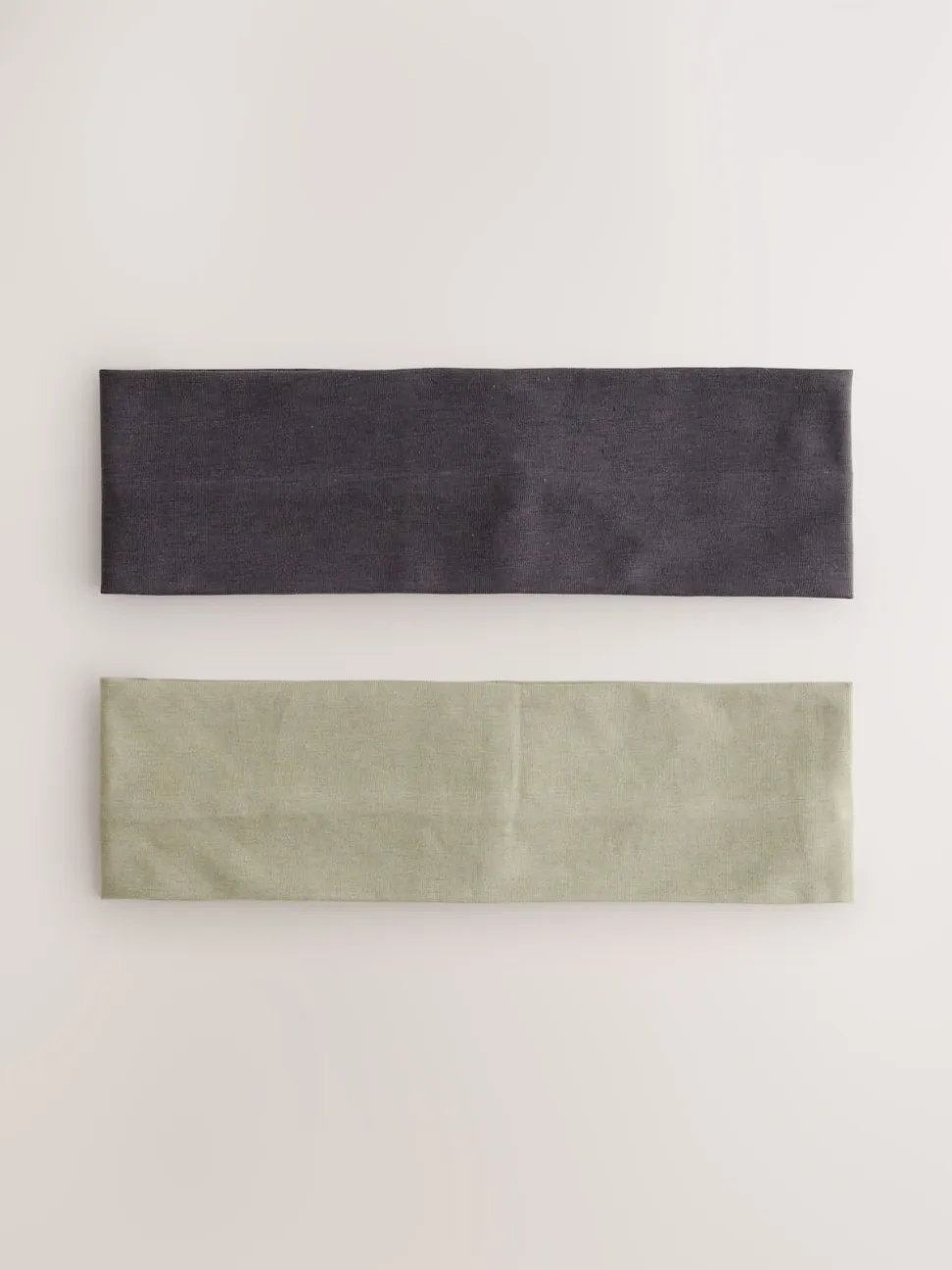 Khaki/Gris - Bandeaux en jersey 2 Pack