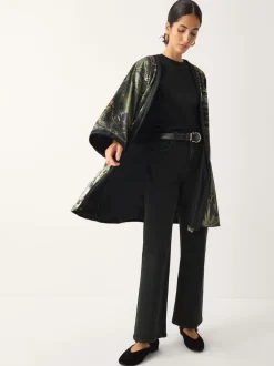 Kimono Monsoon Delta imprimé en velours