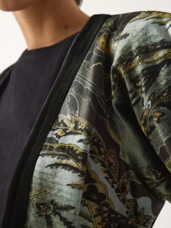 Kimono Monsoon Delta imprimé en velours