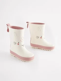 Lapin blanc - Bottes de pluie