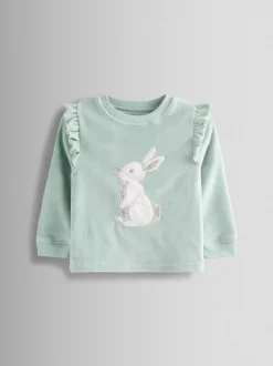 Lapin bleu - JoJo Maman Bébé Joli pyjama à fleurs