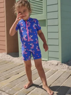 Lapin Bleu cobalt - Maillot de bain Sunsafe (3mths-10yrs)