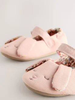 Lapin rose - Chaussons style babies