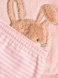 Lapin rose - Ensemble de Hauts et Leggings en polaire Bébé 2 pièces (0mois-2ans)