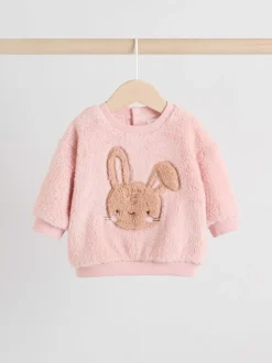Lapin rose - Ensemble de Hauts et Leggings en polaire Bébé 2 pièces (0mois-2ans)