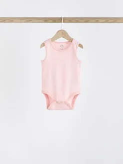 Lapin rose - Paquet de bodys pour bébé avec gilet 5