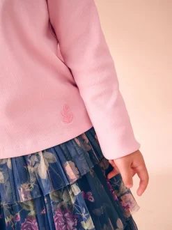 Laura Ashley ensemble haut et jupe côtelé à manches longues