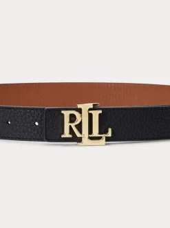 Lauren Ralph Lauren 2.5cm Ceinture réversible en cuir galet à logo