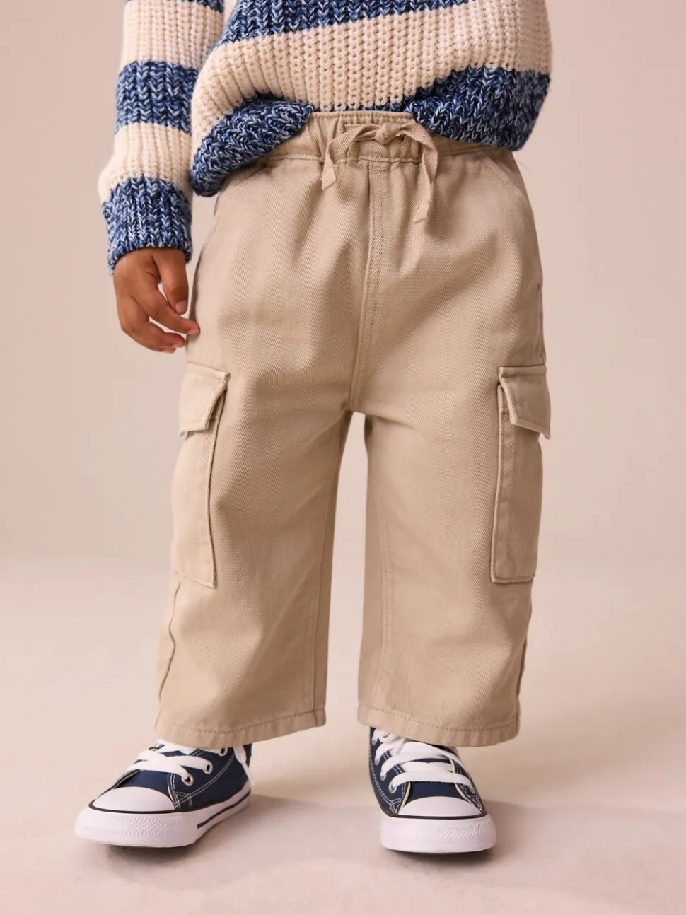 Lavé à la pierre - Pantalon cargo ample (3mois-7ans)