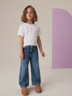 Lave-vaisselle foncé - Jeans à jambe large (3-16ans)