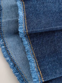 Lave-vaisselle foncé - Jupe plissée en jean (3-16ans)