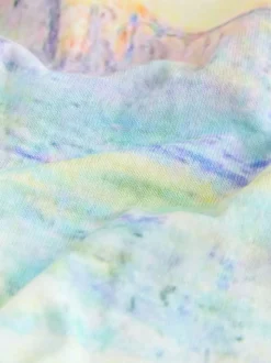 Licence graphique Monet - T-shirt à manches longues effet délavé à coutures brut