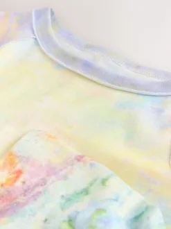 Licence graphique Monet - T-shirt à manches longues effet délavé à coutures brut