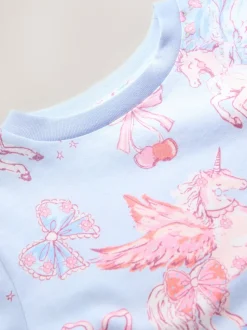 Licorne bleue - T-shirt (3-16ans)