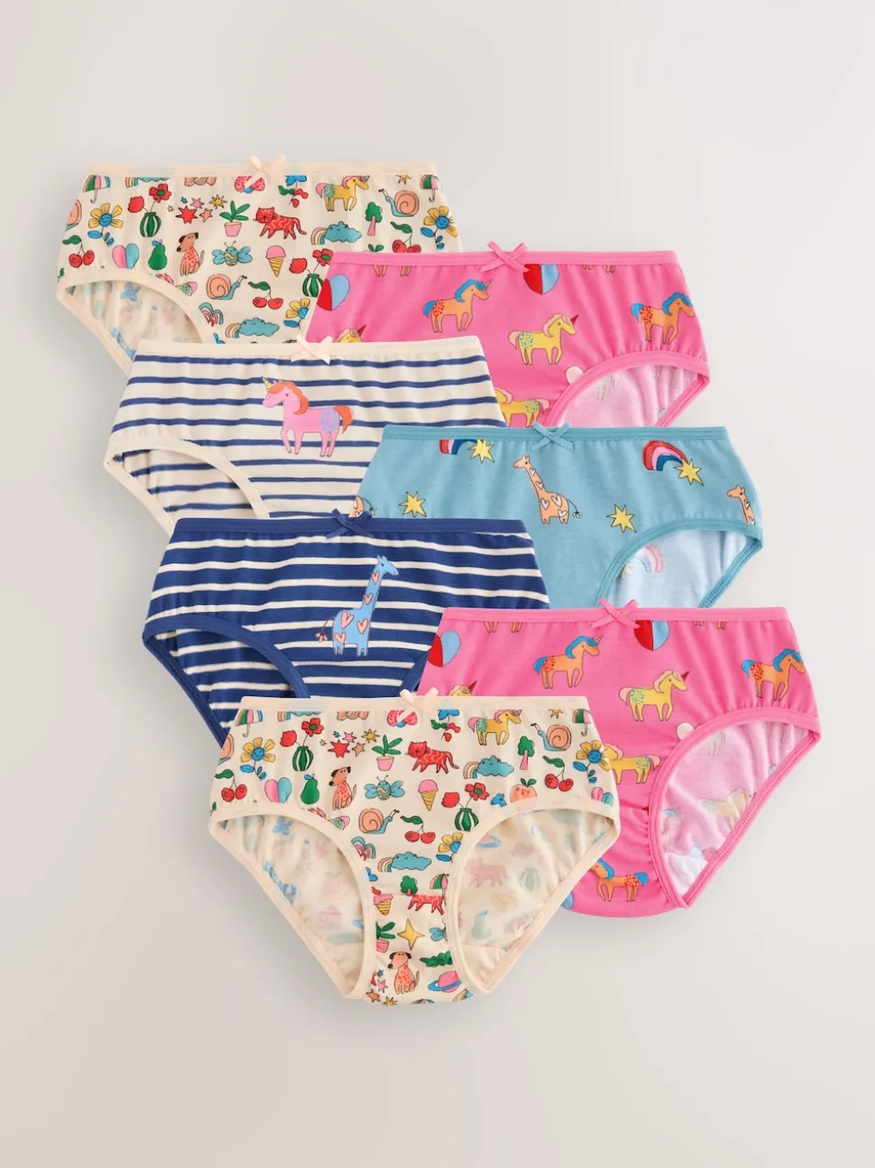 Licorne rayée - Paquet de slips 7 (1.5-12ans)