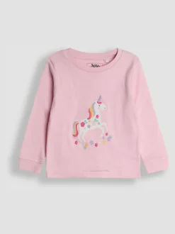 Licorne rose - Lot de 2 pyjamas en jersey JoJo Maman Bébé