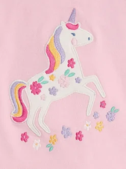 Licorne rose - Lot de 2 pyjamas en jersey JoJo Maman Bébé