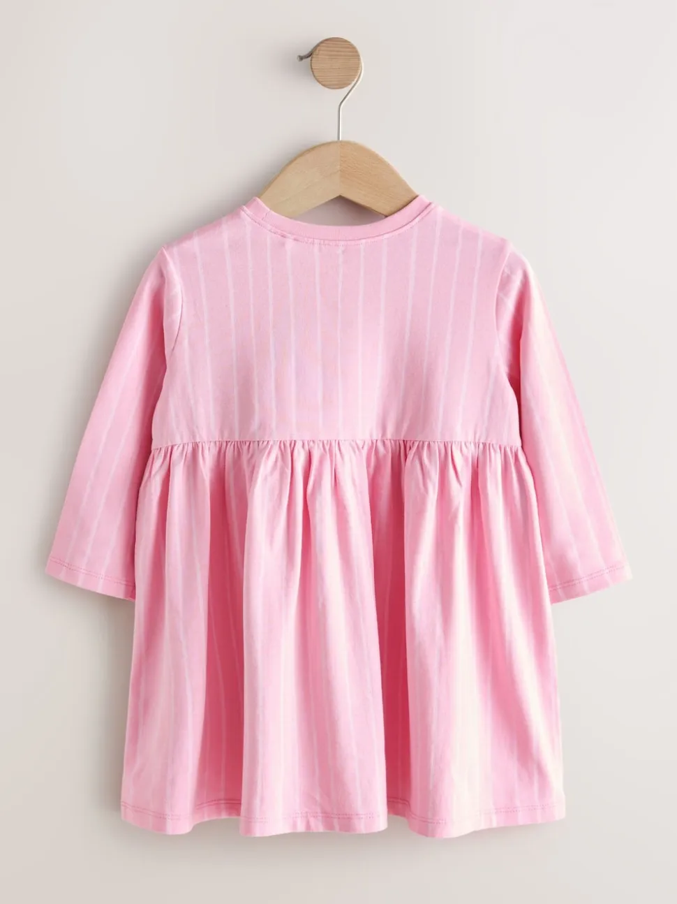 Licorne rose - Robe ornée à manches longues (3mois7ans)